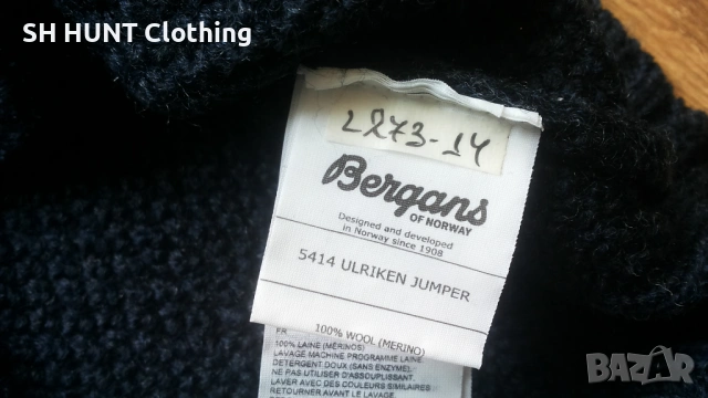 Bergans of NORWAY ULRIKEN JUMPER 100% Merino Wool размер L блуза 100% Мерино вълна - 2529, снимка 11 - Пуловери - 54160272
