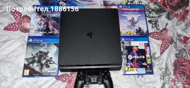 ps4 слим 500 гб перфектен, снимка 2 - PlayStation конзоли - 47088000