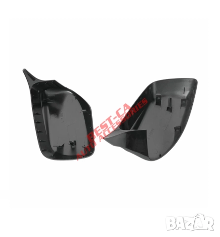 Капаци за огледала със щипки черен пиано лак Batman Style подходящи за BMW E60 E61 pre-facelift , снимка 5 - Аксесоари и консумативи - 52687710