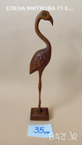 Дървени фигури на птици -ръчна изработка, снимка 3 - Други ценни предмети - 53788121