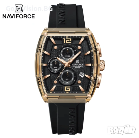Naviforce 6101 – Black Rose Gold