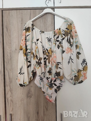 Zara боди- блуза С размер , снимка 5 - Блузи с дълъг ръкав и пуловери - 53578961