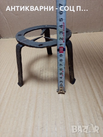 Соц Стар Малък Ръчно Кован Саджек Пиростия За Малко Менче Котли. НОМЕР 657., снимка 10 - Антикварни и старинни предмети - 53329431