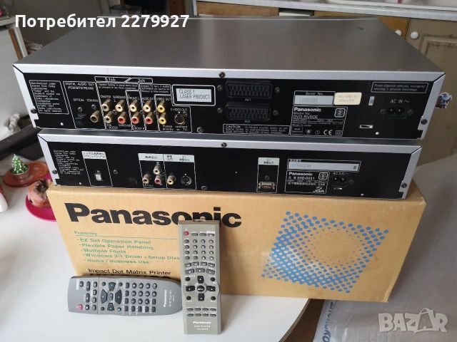 Panasonic DVD-RV60E 54MHz Video Processing , снимка 6 - Плейъри, домашно кино, прожектори - 53063140