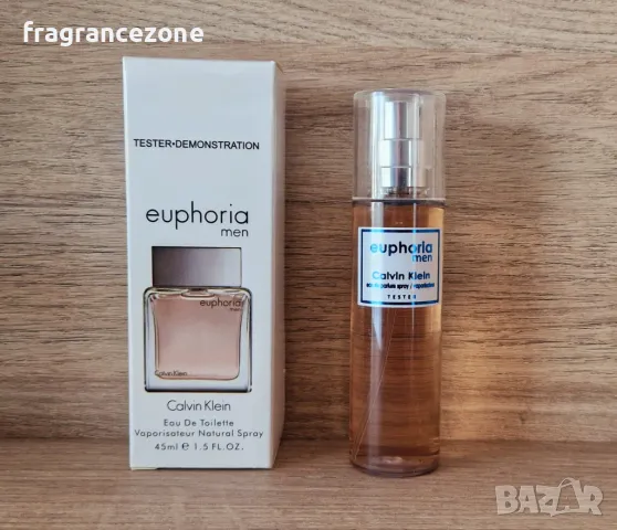 Calvin Klein Euphoria 45 ml - ТЕСТЕР за мъже, снимка 1 - Мъжки парфюми - 40056194