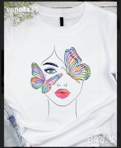 Дамски Art блузи с къс ръкав , снимка 7 - Тениски - 45632837