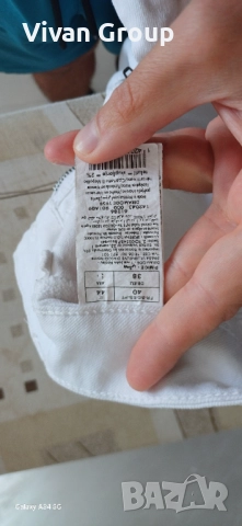 Бели дамски дънки W38, снимка 8 - Дънки - 51547382