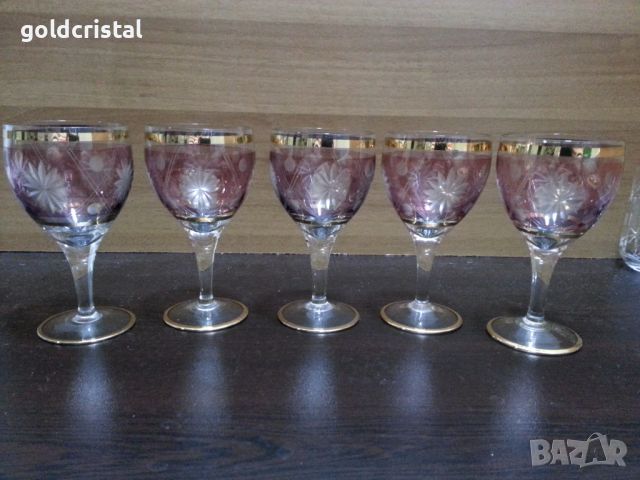Ретро стъклени чаши 