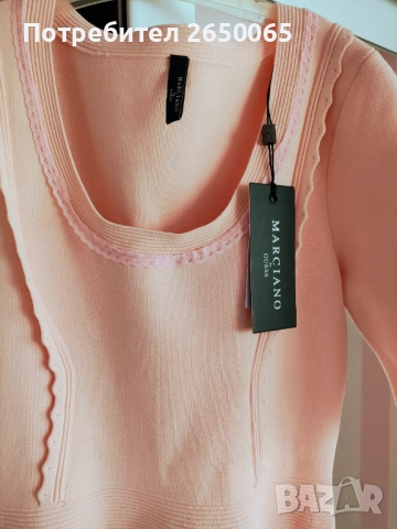 Нова орг.рокля GUESS - размер S/M, снимка 3 - Рокли - 52797620