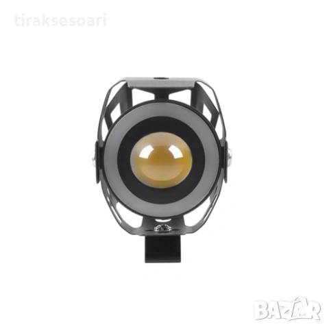 LED фар за мотор с лупа 30W RGB halo 3 режима 12V универсален PA1537, снимка 2 - Аксесоари и консумативи - 54276118