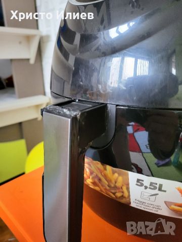 Голям фритюрник с горещ въздух Ariete 5.5L 1800W Air fryer XXL ЕЪР ФРАЙЪР, снимка 11 - Фритюрници - 45616121