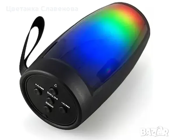 Високоговорител Super Bass Bluetooth преносим безжичен 5W RGB светлина Redare MP3 карта TF/U, снимка 8 - Друга електроника - 49891540