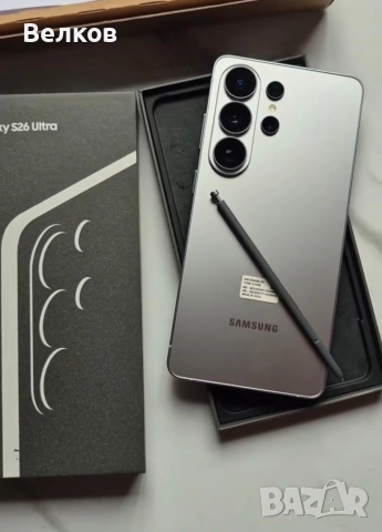 Samsung Galaxy S26 Ultra (512GB) - Ексклузивен цвят Silver Shadow (сребърен), фабрично запечатан, снимка 11 - Samsung - 54221288