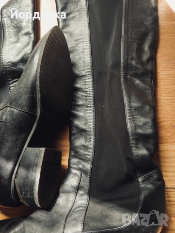 Елегантни дамски кожени ботуши , снимка 2 - Дамски ботуши - 54147950