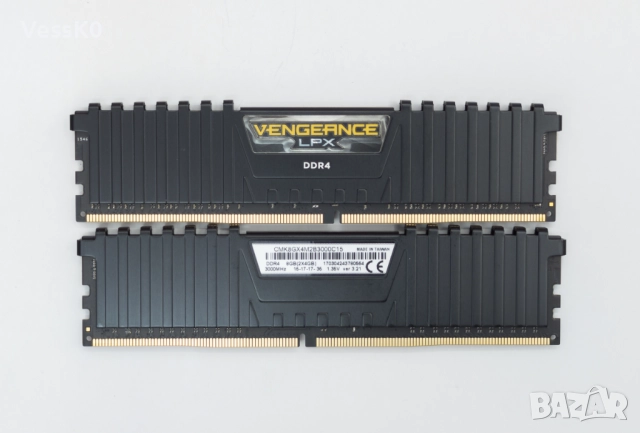 Corsair Vengence LPX 8GB (2x4GB) DDR4 3000MHz C15 KIT, снимка 5 - RAM памет - 51858408