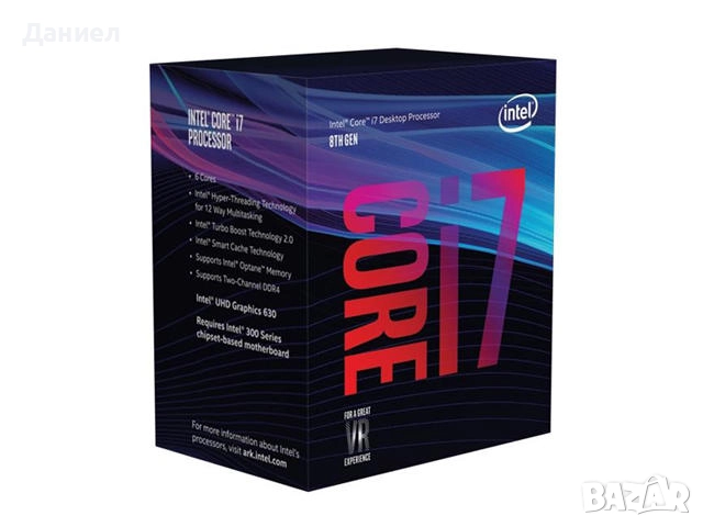 CPU Intel Core I7 8700, снимка 1