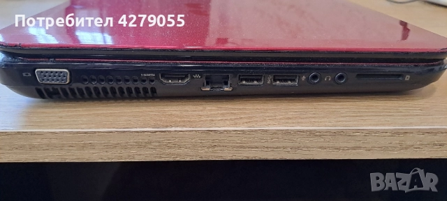 Лаптоп HP Pavilion G6 RED със зарядно, снимка 5 - Лаптопи за дома - 52330574