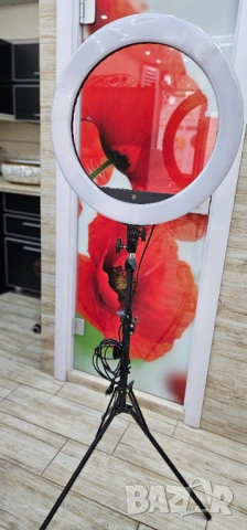 ЛЕД ринг лампа 21 инча, снимка 3 - Лед осветление - 53886611