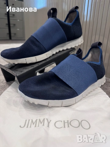 Оригинални мъжки обувки JIMMY CHOO, снимка 2 - Спортно елегантни обувки - 53140356