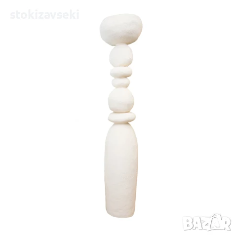 Каменна кашпа Тотем, 39*39*200см, снимка 1