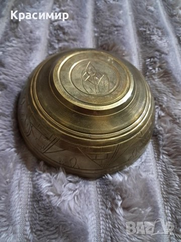 масивна бронзова купичка , снимка 8 - Антикварни и старинни предмети - 53239017