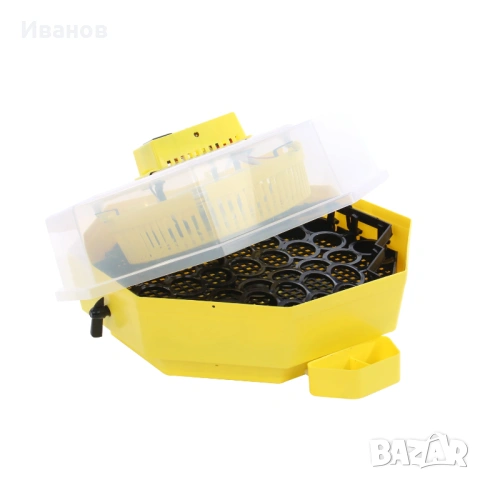 Инкубатори Клео 5 с термометър, влагомер, люлка за яйца и ваничка за вода, снимка 3 - За птици - 54146664