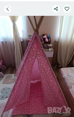 Детска, палатка за игра. Плюс подложка за под към нея