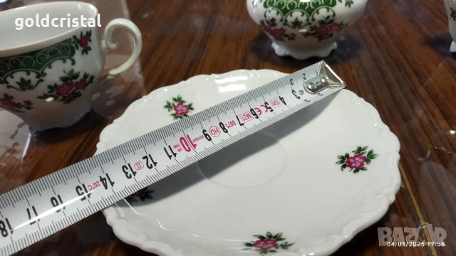 стар немски порцелан чаши за чай кафе захарница латиера , снимка 5 - Антикварни и старинни предмети - 16062936