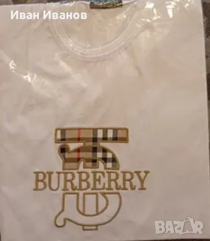 Чисто нова оригинална дамска тениска Burberry - размер M, снимка 5 - Тениски - 46973459