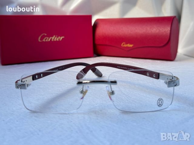 Cartier прозрачни слънчеви очила,диоптрични рамки очила за компютър, снимка 5 - Слънчеви и диоптрични очила - 46517203