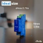 Shelly Pro Dimmer 0/1-10V PM – смарт контролер за осветление с DIN монтаж и Wi-Fi, снимка 3
