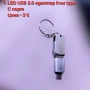 LED USB адаптер към type C порт и Мини USB четец за карти памет с USB адаптер за PC, лаптоп, снимка 10