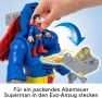  Супермен с екзо костюм като робот 30см със светлини и звуци Fisher Price Imaginext DC, снимка 4