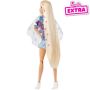 Кукла Barbie Extra Flower Power - с много дълга руса коса и домашен любимец / Mattel, снимка 2
