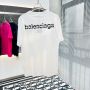 баленсиага тениски , Balenciaga маркова тениски в бяло и черно, снимка 2