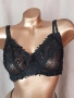 Блуза от сребрист черен брокат ,сутиен с рязана дантела и дантелена прашка , снимка 8