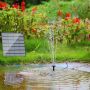 Нов Соларен фонтан с 6 накрайника за градина, езеро и декорация двор, снимка 3