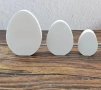 3 размера яйце овал дълбок силиконов молд форма свещ сапун гипс шоколад, снимка 3