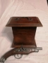 Продавам стар дървен  настолен часовник, снимка 5