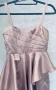 Парти ( коктейлна)рокля цвят пепел от рози  VILA Дания , снимка 4