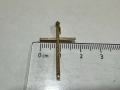 Златен кръст 14к, 0,92гр , снимка 4