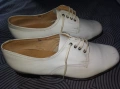 Официални бели мъжки обувки от 1940 година, снимка 2