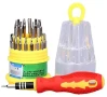 Комплект фини отвертки Digital One SP01117, KS-3060, 30 в 1, за ремонт на телефони, часовници, GPS , снимка 1