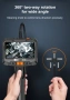 Ендоскопска камера INSKAMS 10, 5" IPS дисплей, 360° управление и 1080P, снимка 2