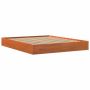 vidaXL Рамка за легло, восъчнокафяв, 160x200 см, борово дърво масив（SKU:844816