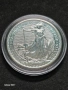 Продавам сребърна монета 2 паунда от 2024 година,Британия Чарлс 3, снимка 1