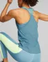 Дамски потник PUMA Strong Training Tank Top Blue, снимка 2