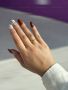 Нежен дамски пръстен от медицинска стомана тип халка, снимка 1 - Пръстени - 45454901