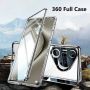 Huawei Pura 70 / 70 Pro / 70 Ultra / Двоен 360 градуса магнитен кейс с камера протектор, снимка 1