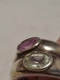 два големи сребърни пръстена с камъни, снимка 2